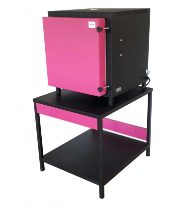 Four électrique décor porcelaine DP46Enitherm pieds