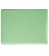 Verre BULLSEYE vert menthe opalescent - single rolled - vue
