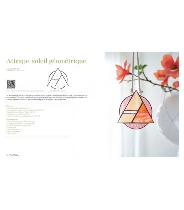 Livre "Vitrail Tiffany - Techniques & modèles en étapes"