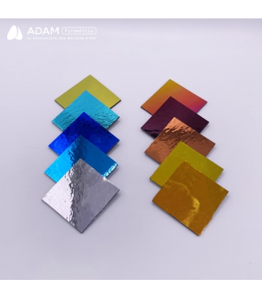 Echantillon de verres dichroïques noirs - devant