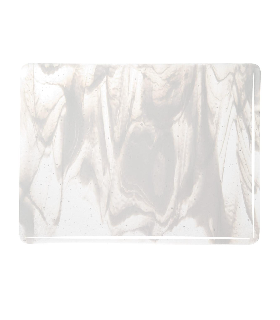 Verre BULLSEYE - blanc streaky - vue