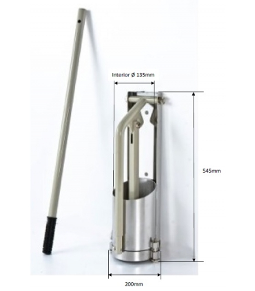Extrudeuse murale - dimensions