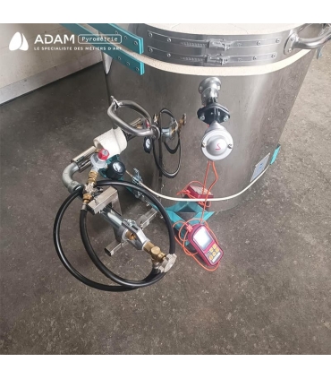 Four BLUELINE - 20 points - vue du système gaz