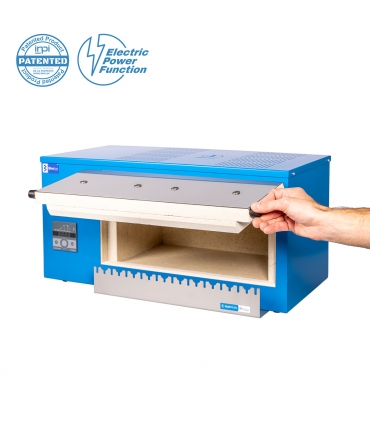 Four BLUEPEARL grand modèle - 1 porte - vue de profil ouvert