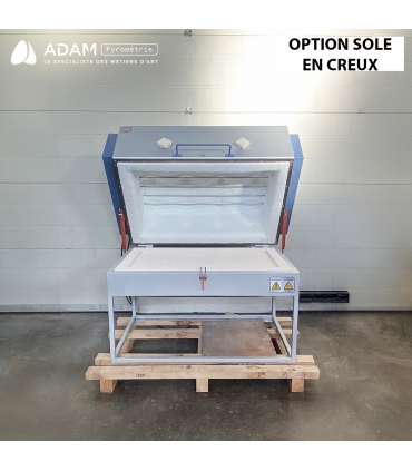 Four ISUNI - VC185 - option sôle en creux - vue de face ouvert