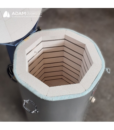 Four ISUNI - AF120 B - 1100°C - vue de l'intérieur