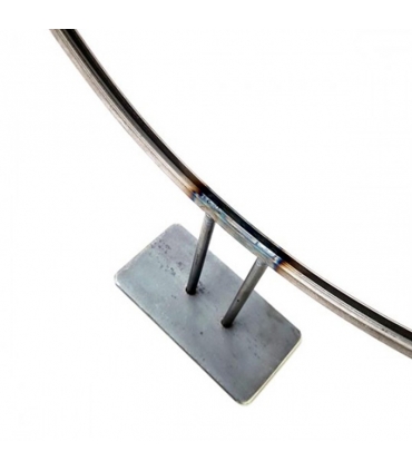 Présentoir métallique pour feuille ronde - 40 cm de diamètre - vue du pied