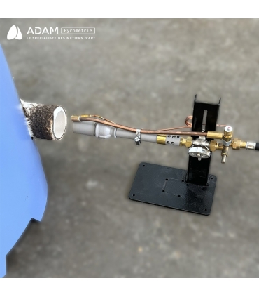 Four Raku 60 litres - vue du système gaz