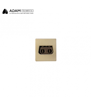 Domino céramique 2 pôles - vue de côté