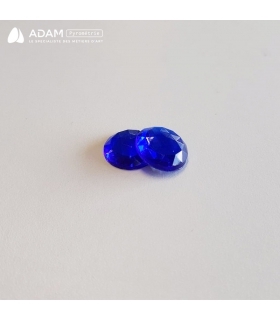Joyaux en verre Ø15 mm - Bleu