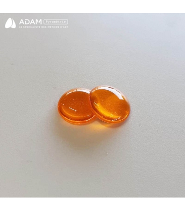 Cabochons Ø18 mm - orange