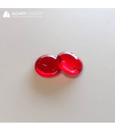 Cabochons Ø18 mm - Rouge