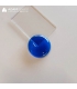 Cabochon en verre Ø30mm - Bleu