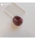 Cabochon en verre Ø30mm - Pourpre