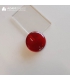 Cabochon en verre Ø30mm - Rouge