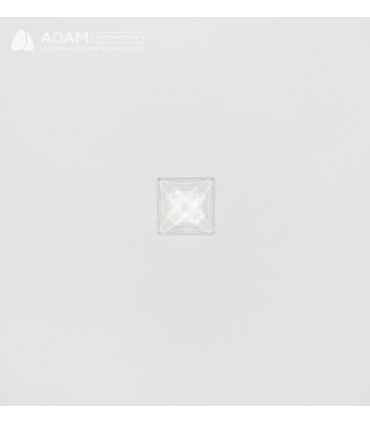 Joyaux en verre carré - Clair