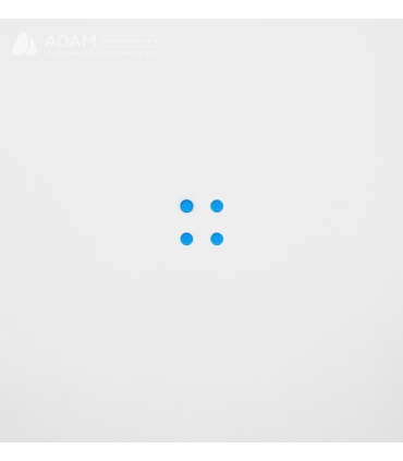 Cabochons en verre Ø6mm - Bleu