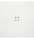 Cabochons en verre Ø6mm - Vert