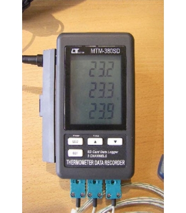 Afficheur enregistreur - 3 sondes - Type K