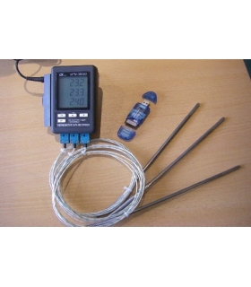 Ensemble enregistreur - 3 sondes - Type K