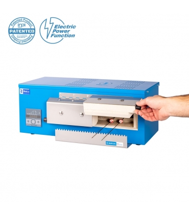 Four perle - BLUELINE - 2 portes - Vue de profil ouvert - Démo