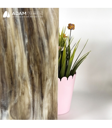 Verre WISSMACH - WSWO502 - Vue de l'opacité (fleurs)