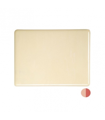 Verre BULLSEYE - Pâte d'amande opalescent - 0138-30F