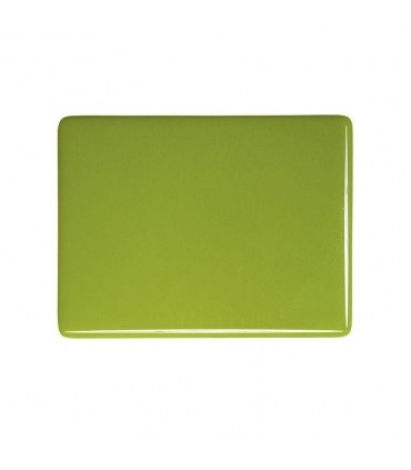 Verre BULLSEYE - Vert cosse opalescent - 0312-30F