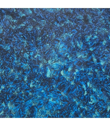 VERRE GIVRÉ LAQUÉ BLEU CIEL ET BLEU - VG360