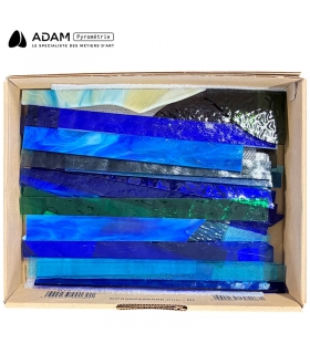 Chutes de verre - Bleu / vert