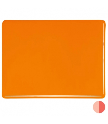 Verre Bullseye - 0025-30FST - Après cuisson