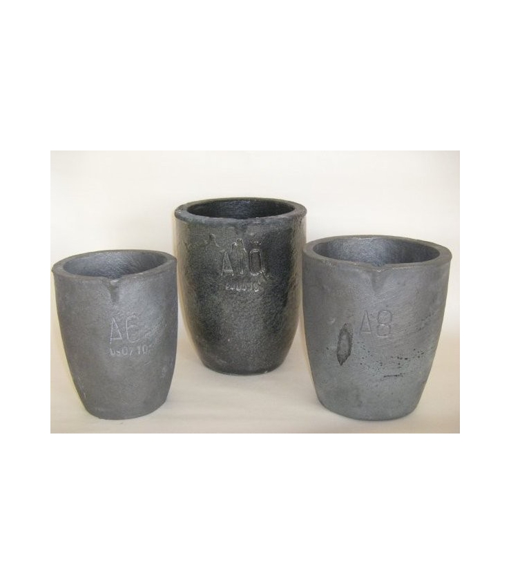 Creuset en graphite pour fonderie Creuset 12 points Adam Pyrométrie