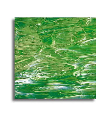 VERT CLAIR ET BLANC SEMI TRANSLUCIDE