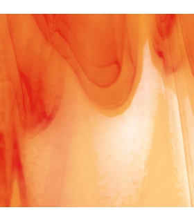 ORANGE ET BLANC OPALESCENT - 2123-30F - 90