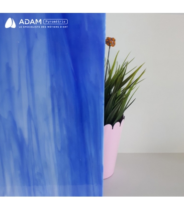 BLEU FONCÉ ET BLANC OPALESCENT - WS 96-28