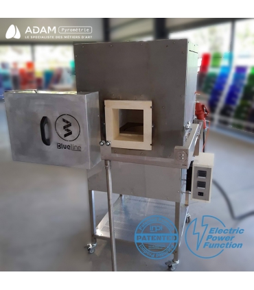 Blue Glass Melting - four de fusion de verre