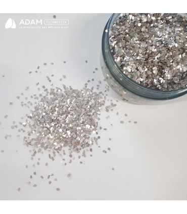 Pigments en flocons - argent