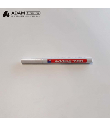 Crayon de marquage blanc