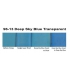 Frittes coe 96 - bleu ciel transclucide Frittes coe 96 - bleu ciel transclucide