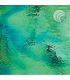 VERT MÉCHÉ BLEU TURQUOISE WATERGLASS - 423-1WF