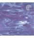 VERRE OCEANSIDE 843-92SF - VIOLET CLAIR ET BLANC WISPY