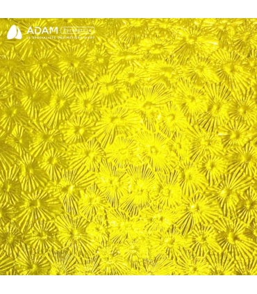 VERRE VITRAIL JAUNE IMPRIMÉ FLORENTINE- WS 31FLO