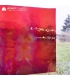 VERRE VITRAIL ROUGE TRANSLUCIDE IRIDESCENT - WS I/18D