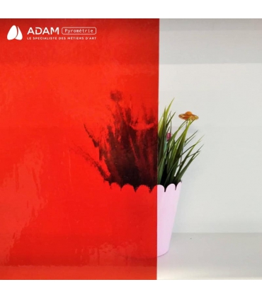 VERRE VITRAIL WISSMACH ORANGE TRANSLUCIDE - WS 18LLL