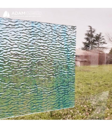 VERRE VITRAIL WISSMACH - BLEU CIEL SUR CLAIR TEXTURÉ - WS 87LLR