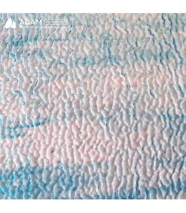 VERRE VITRAIL WISSMACH - BLEU CIEL SUR CLAIR TEXTURÉ - WS 87LLR