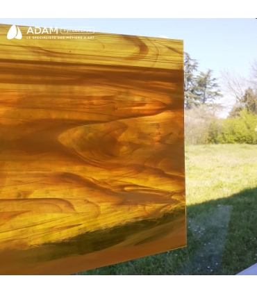 Verre spectrum AMBRE CLAIR ET BLANC WISPY - 319-1SF