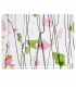 VERRE BULLSEYE - CONFETTIS ROSE ET VERT PAILLETTÉ SUR CLAIR - 4114-00F
