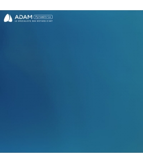 VERRE VITRAIL BLEU CANARD FONCÉ TRANSLUCIDE- WS 342DR