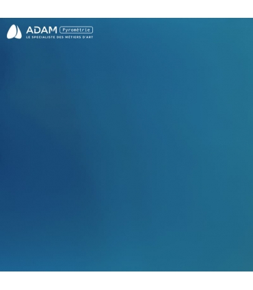 VERRE VITRAIL BLEU CANARD FONCÉ TRANSLUCIDE- WS 342DR